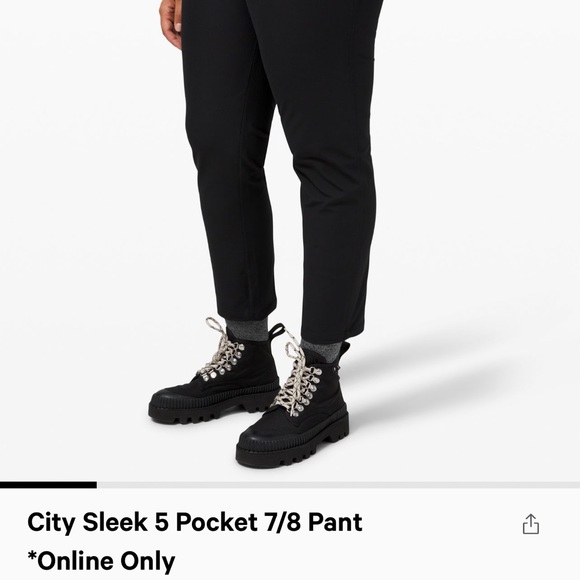 lululemon athletica Pants - Lululemon City Sleek 5 pocket pant black